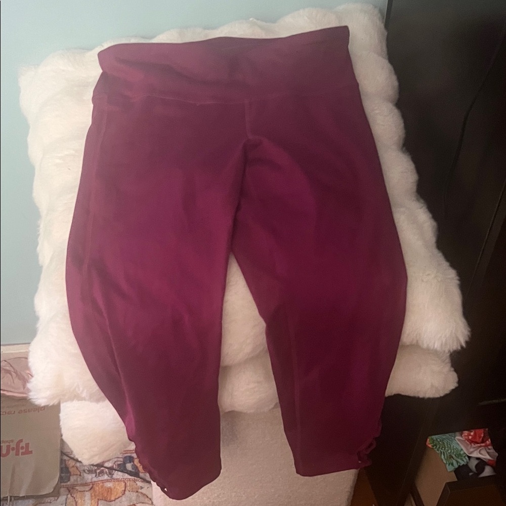 Juniors magenta Leggings